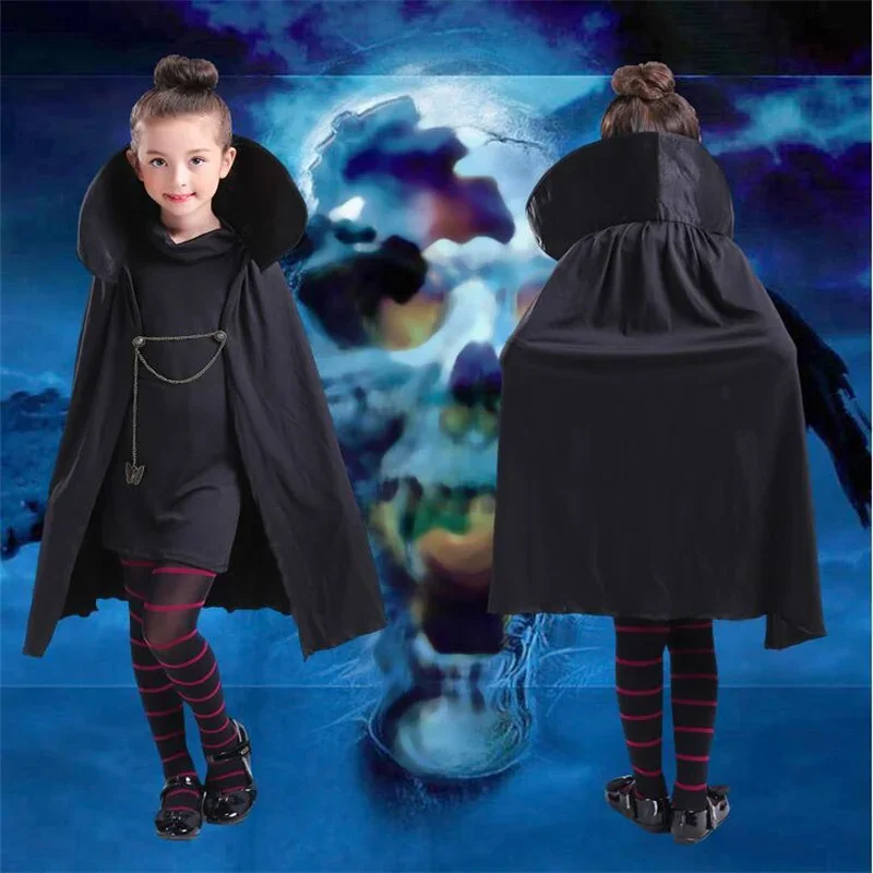 Child halloween costumes for girls Carnival Hotel Transylvaniaing Mavis Cosplay Christmas Fancy dress Vampire child adult women