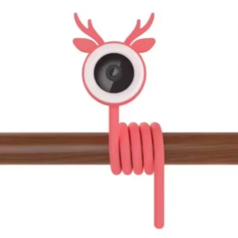 Wi-Fi HD 4MP IP Camera Wireless Baby  Night Vision Flexible Stand Lullabies Play Crying Detection Built-in Siren