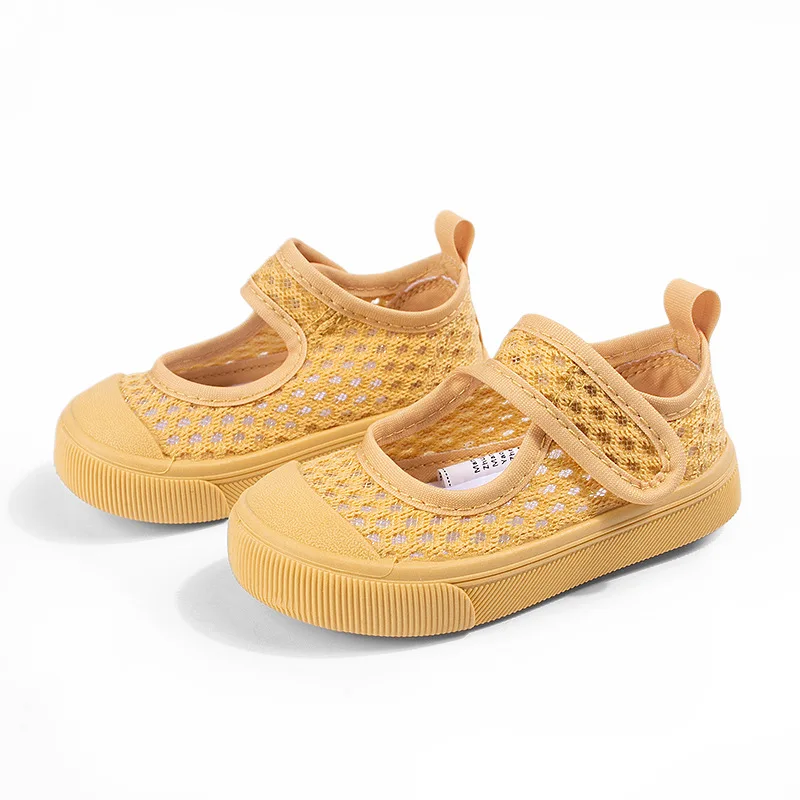 Little Kids Barefoot Shoes Casual Hollow Breathable Baby Toddler Shoes Boys Mesh Sandals Girls Summer Sports Sneakers CSH1677