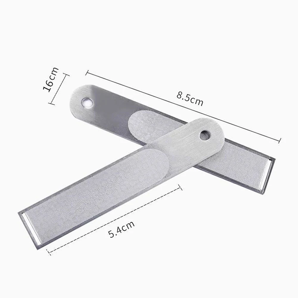 

1Pc Tackle Fishing Lead-Sheet Roll Plate With Card Slot Outdoor Fishing Tool Stainless Steel Fishing Tackle 8.5x1.6cm Parts