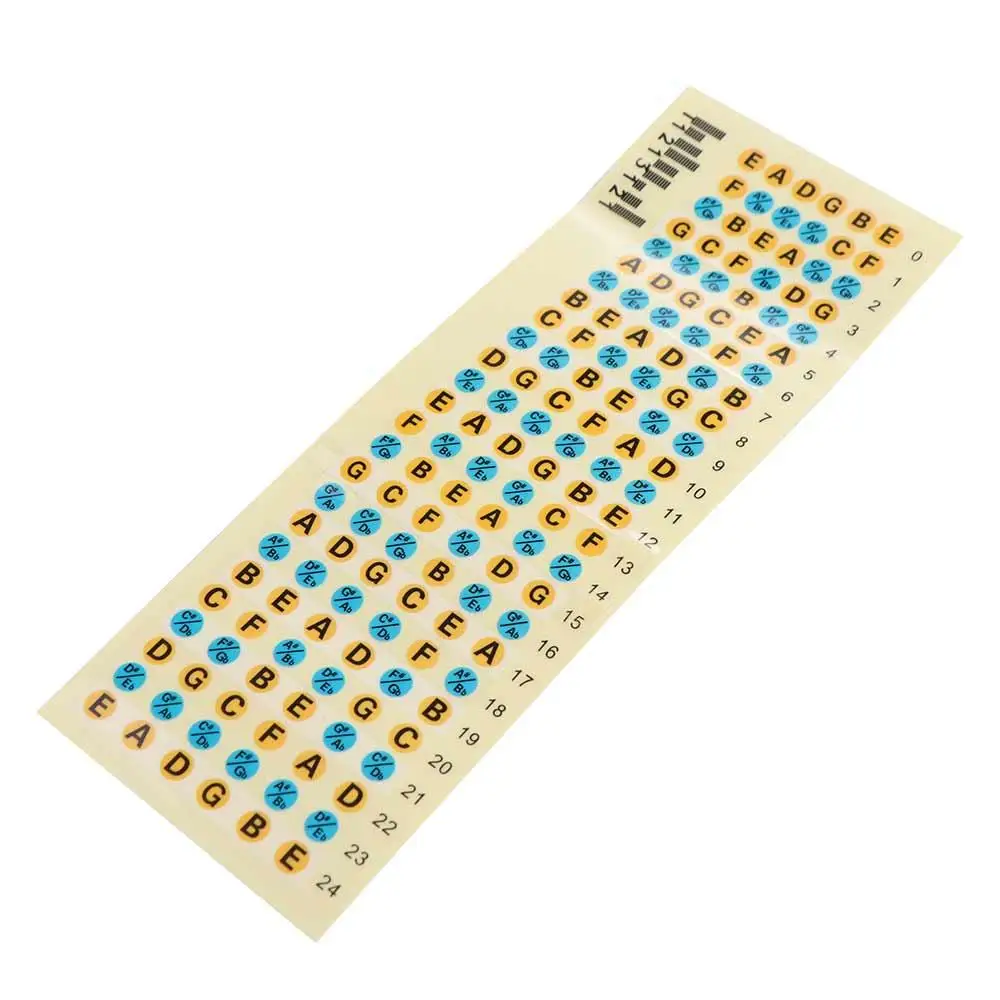 

Note Decal Fingerboard Stickers Beginner Guitar Chord Stickers Guitar Note Sticker Fretboard Sticker Guitar Scales Stickers