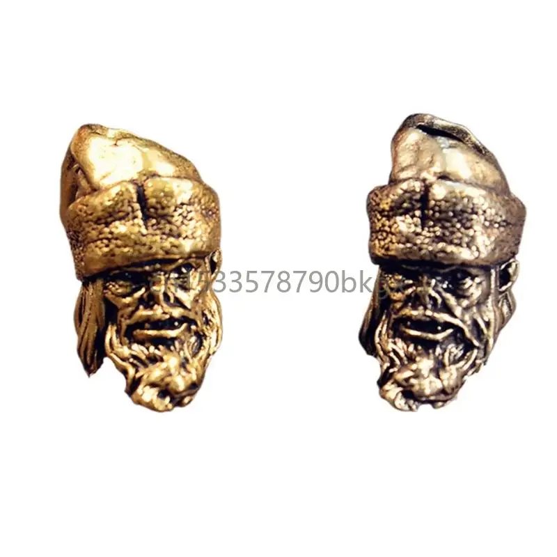 

Exquisite Artistic Santa Pendant for DIY Crafts and Paracord Gear Accessories Paracord Bead Cultural Crafts J78E