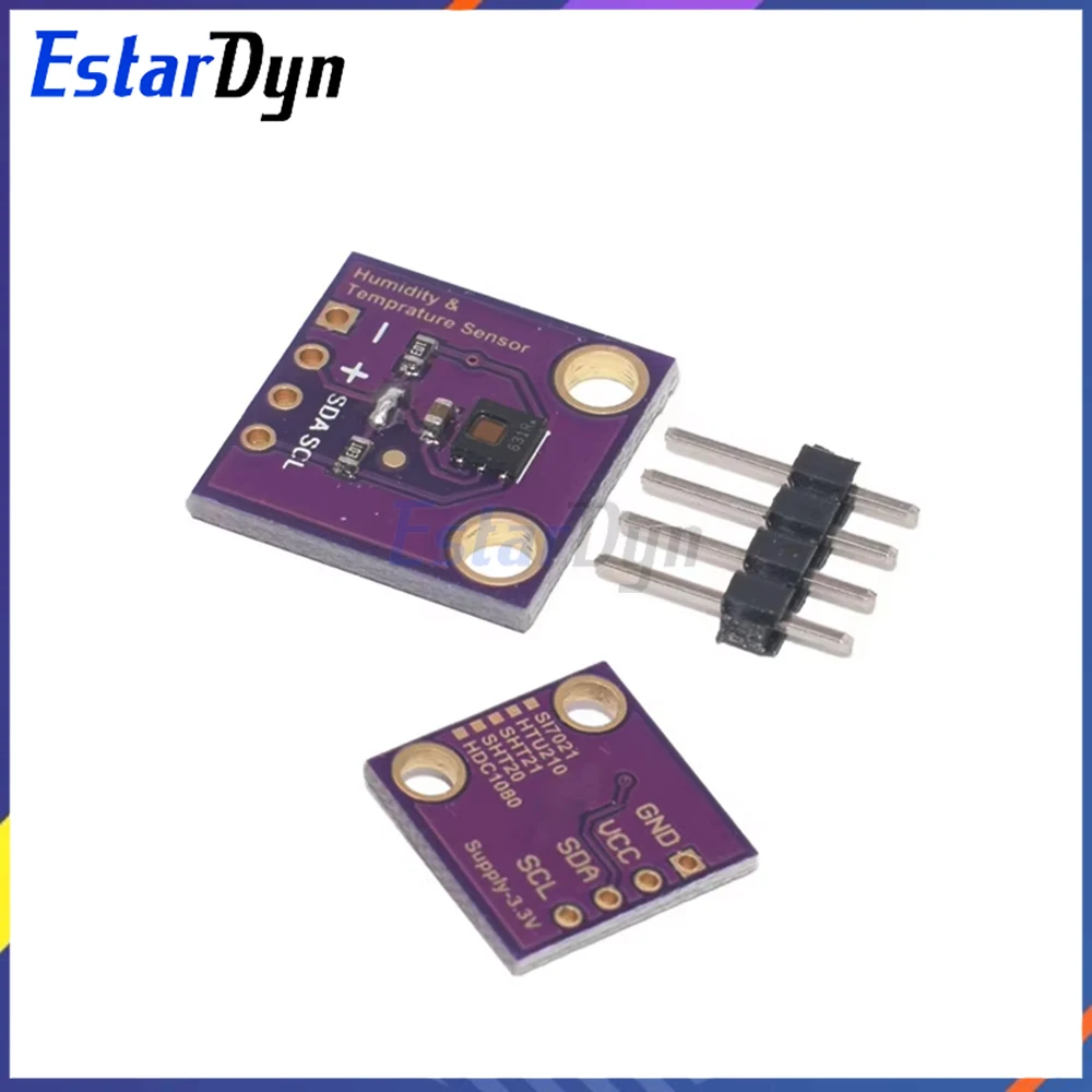 HDC1080 Digital Humidity Temperature Sensor Module GY-213V High Accuracy I2C Interface for Raspberry Pi