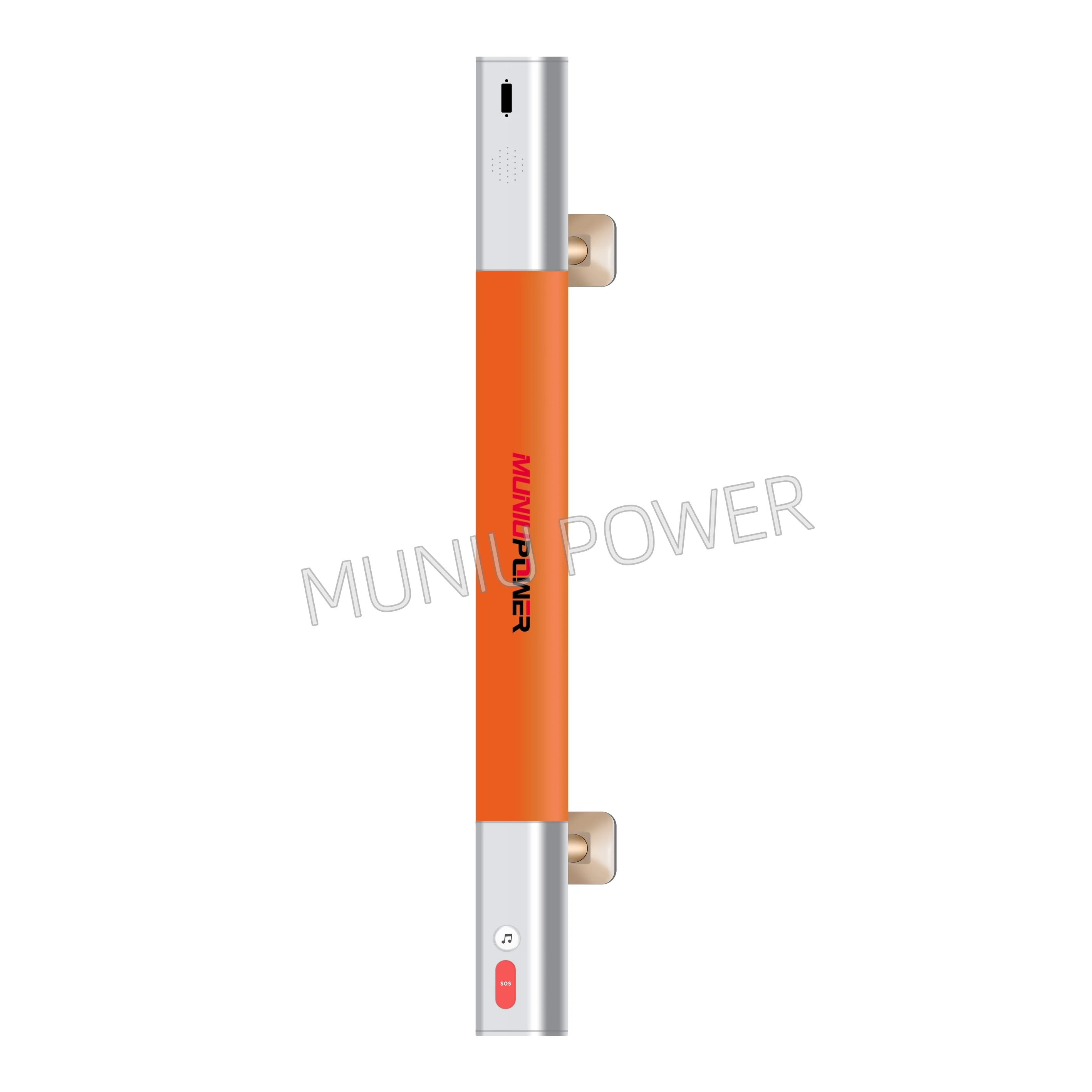 One-line and L-shaped Alarm Handrail for Hosing with One-click Alarm Safe Design for the Disabled and Wheelchair Users
