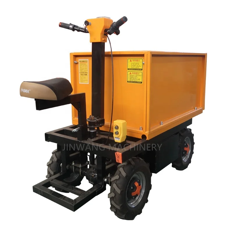 【Best-selling】TH09 Electric Handcart 4 Wheel Cargo Trolley Heavy D-uty Electric Wheelbarrow - Image 4