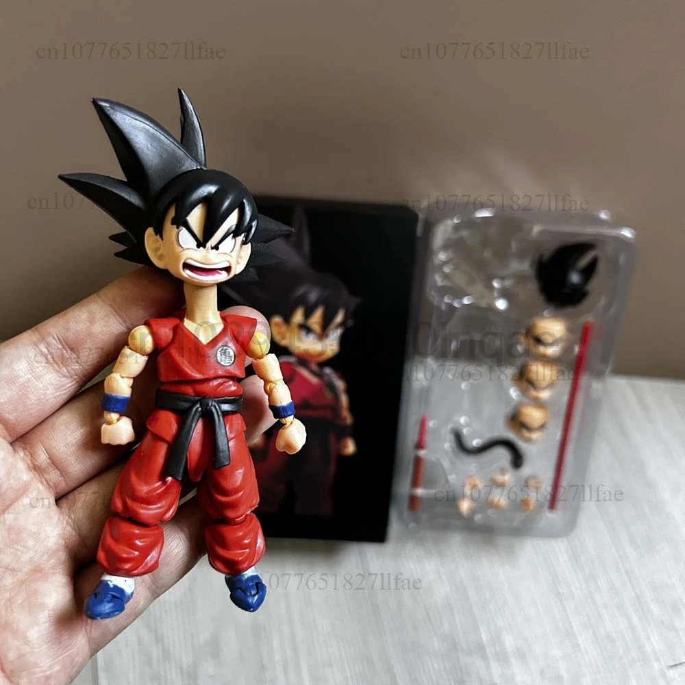SHF Dragon Ball Z Son Goku Gk Somersault Cloud Son Goku Innocent Challenger Childhood Action Figure Model Toys Room Decor Gift view 5