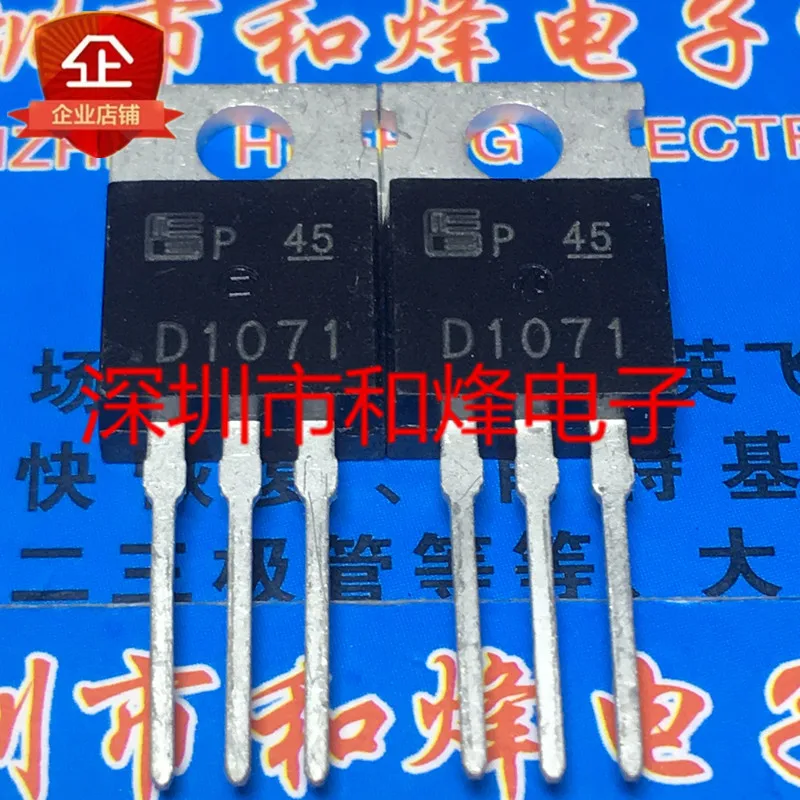 

Оригинал 4 шт./2SD1071 D1071 TO-220 450V 6A