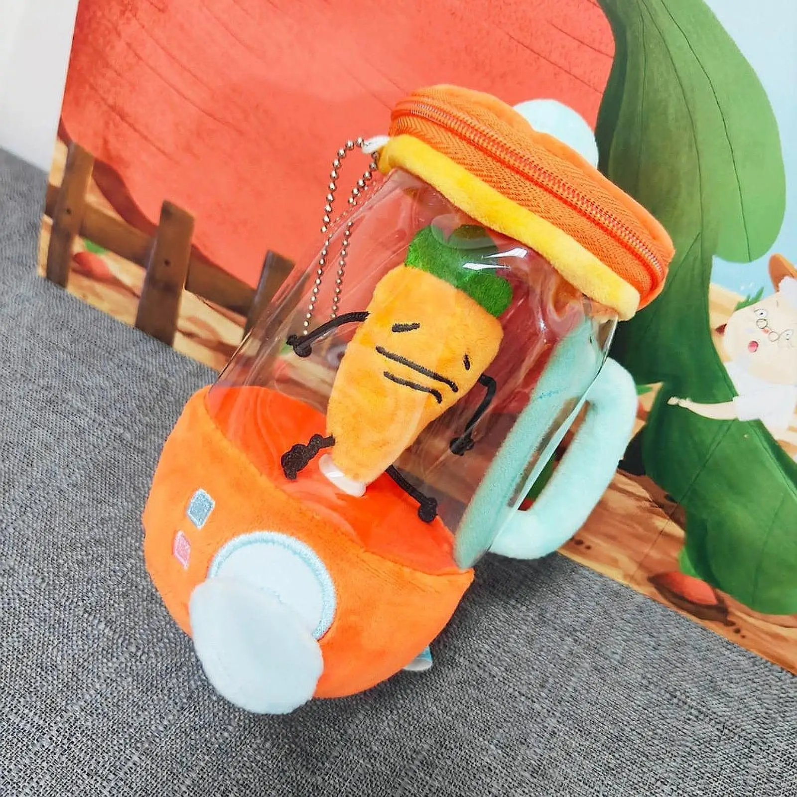 子供のためのかわいいぬいぐるみ,にんじんジューサー,クリエイティブ,ポータブル,男の子と女の子