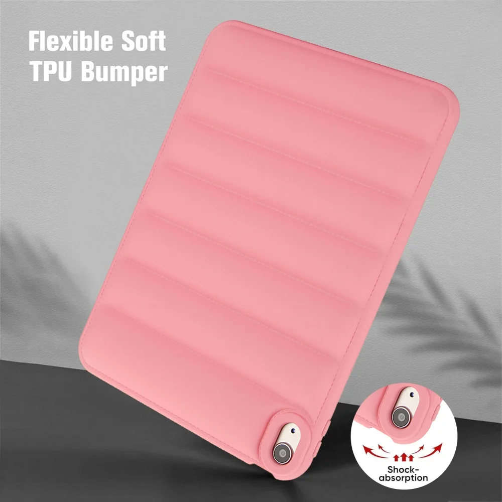 Soft Silicone Down Jacket Matte Tablet Case For iPad 2025 5 6 10th 11th Generation Air 3 4 5 Pro 11 inch Mini 4 5 6 7Cover Cases