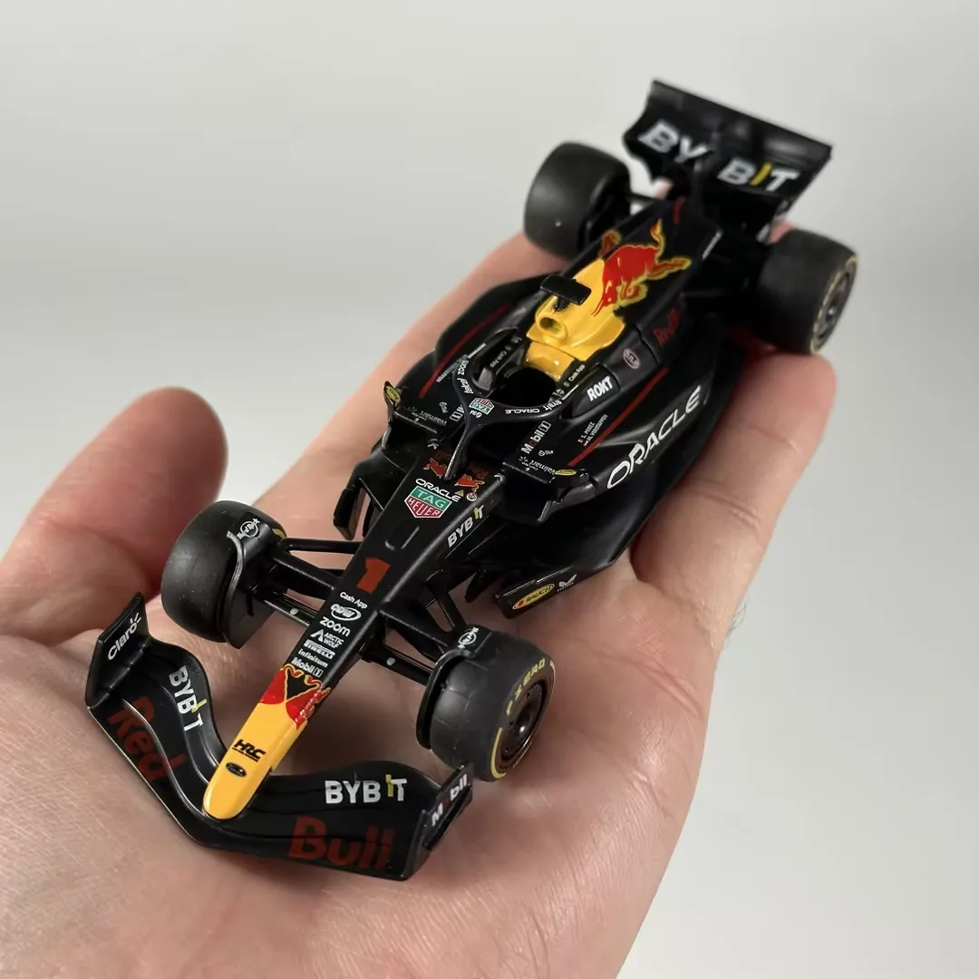 2023-1-43-f1-red-bull-rb19-racing-max-verstappen-литая-под-давлением-модель-автомобиля-из-сплава-металла-высокие-имитационные-украшения-коллекционные-предметы-для-хобби