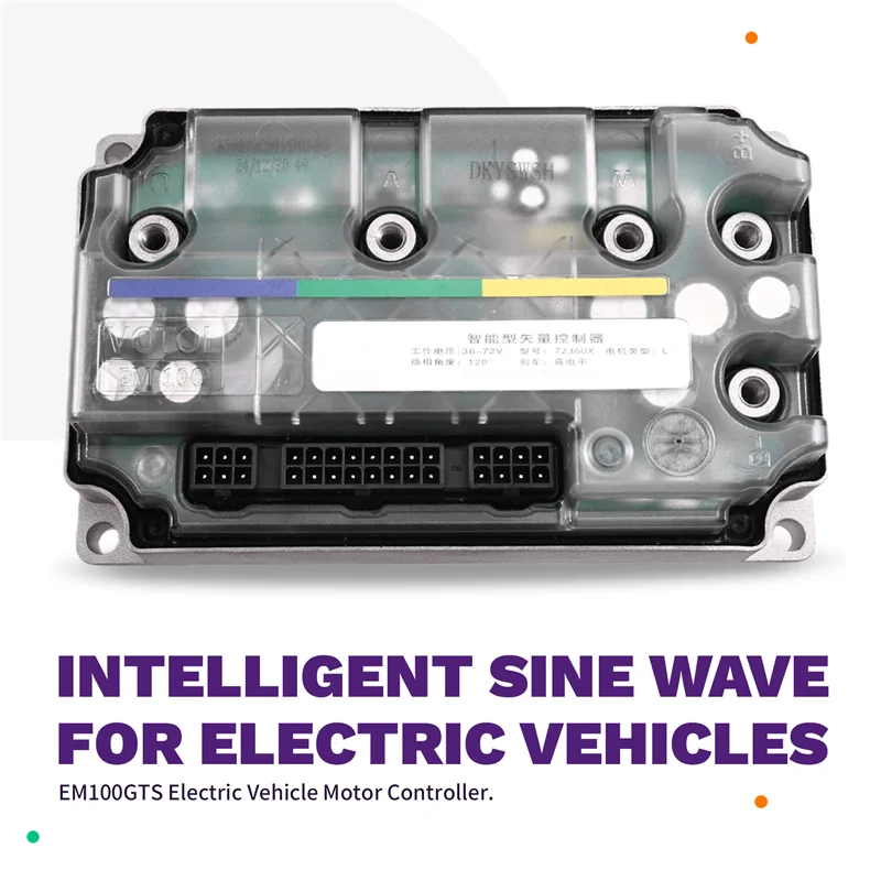 Controlador de Motor de vehículo eléctrico A25F-EM100GTS, motocicleta eléctrica, onda sinusoidal inteligente, impulso eléctrico, corriente CC 400A