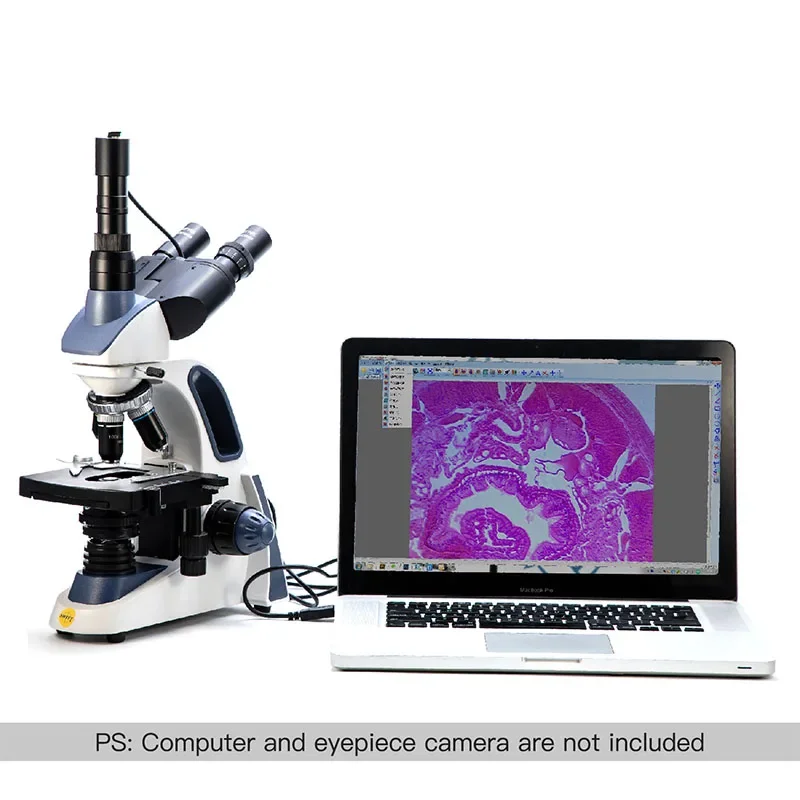 SWIFT-TA11.1170-T Online Camera Microscope Trinocular Microscope 2500x Optics Student Professional Laboratory with Camera