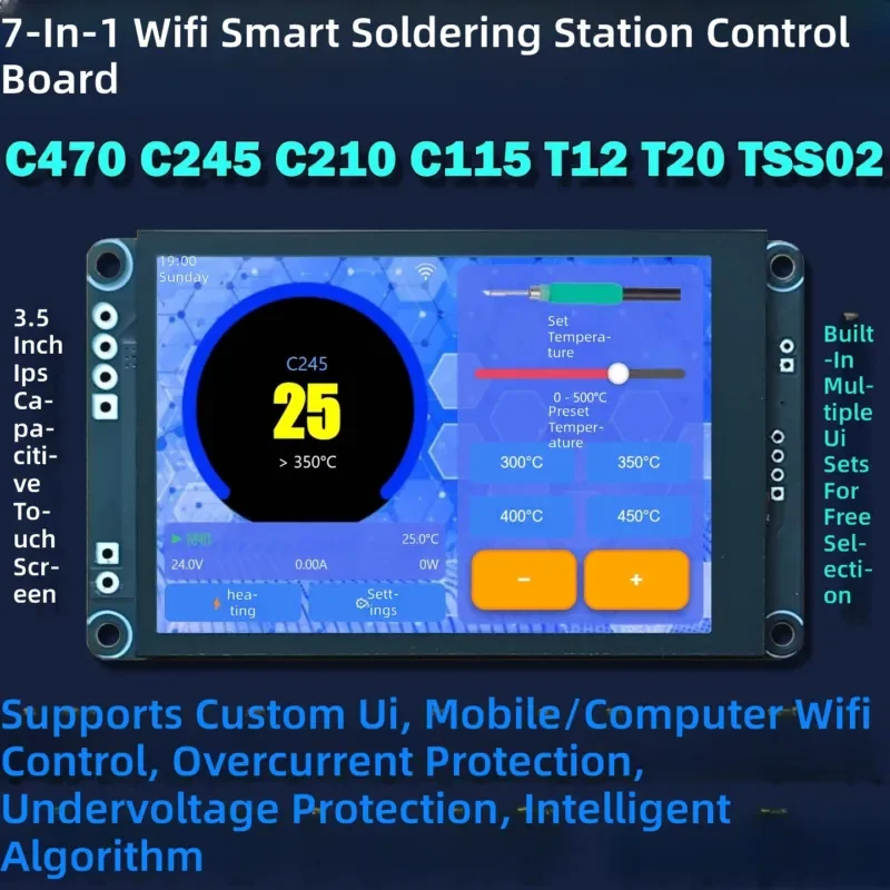 Upgrade your welding station with this advanced WiFi intelligent control board, specifically designed for seamless