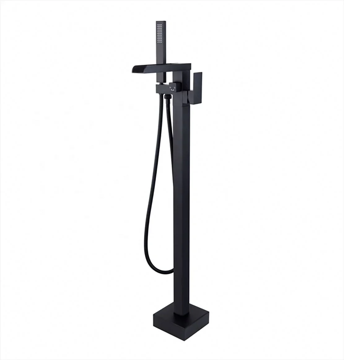 Original brand newProfessional O·EM O·DM Single Handle Matte Black Freestanding Tub Faucet Standing Shower