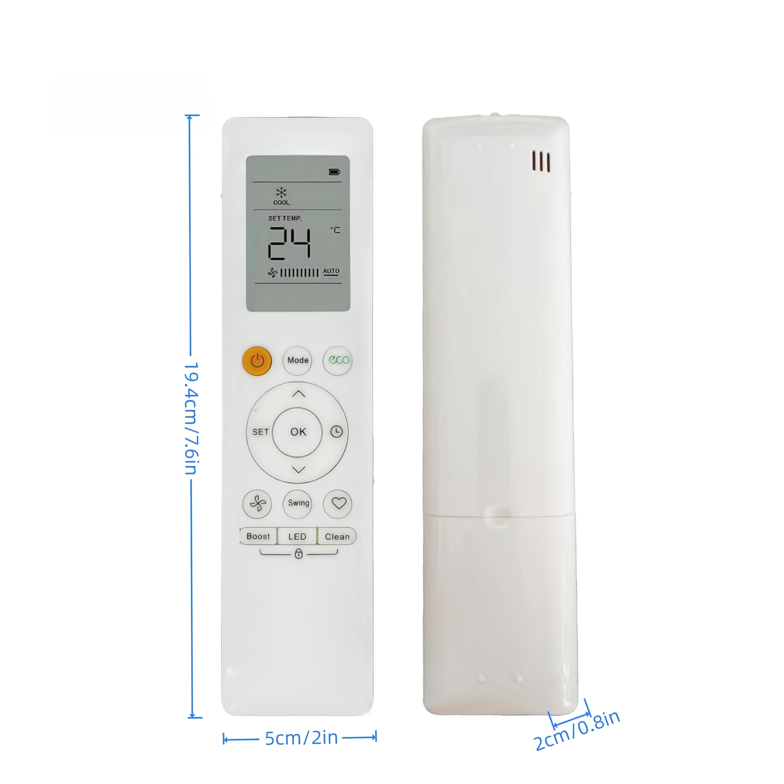 New RG10B/BGEF Remote Control Suitable for Midea Air Conditioners RG10B(B2)/BGEF RG10B1(B)/BGEF Air Conditioner Remote Control