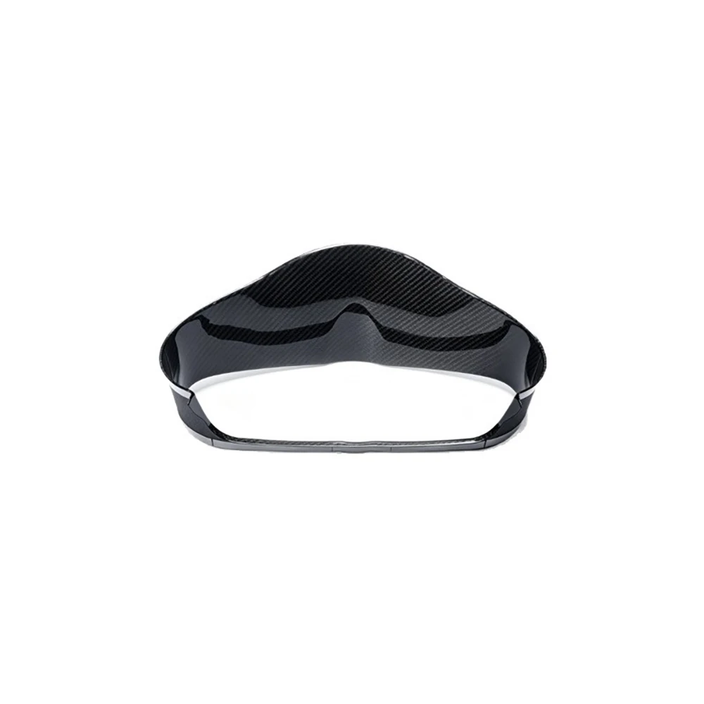 Car Real Dry Hard Carbon Fiber Interior Instrument Speedometer Cluster Cover Frame Trim Decoration For Mazda MX-5 MX5 2016-2023