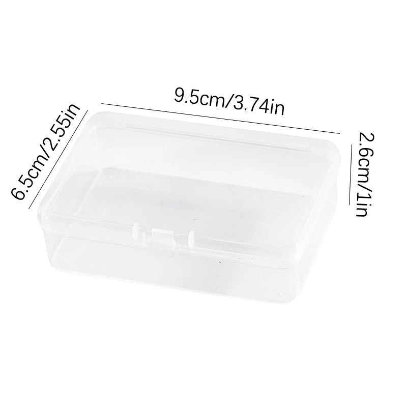 3/5Pcs Transparent Photocard Holder Storage Box Flip Storage Box Classification Small Card Organizer Storage Case Stationery