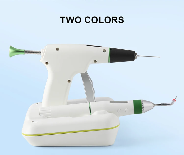 Dentales Endodontisches Guttapercha-Obturationssystem mit 4 Heiztemperatur-Stiftspitzen, kabellosem Zahnarztgriff und 3D-Füllwerkzeug – Detail 7