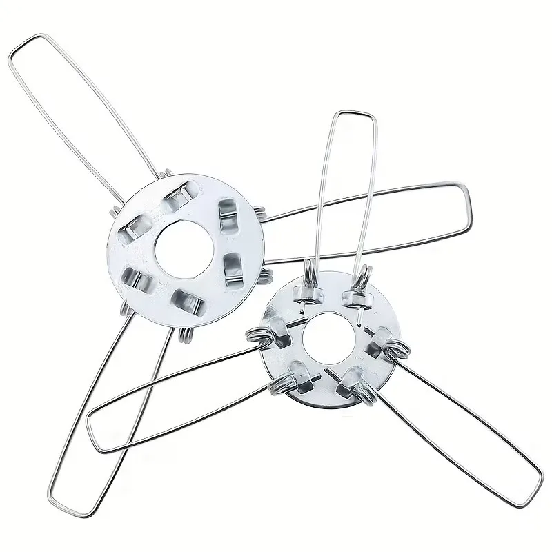 120mm Light Shade Clips 11 pcs, Strong Metal Spring, 3-Fork Stable Design, for DIY Lighting Renovation