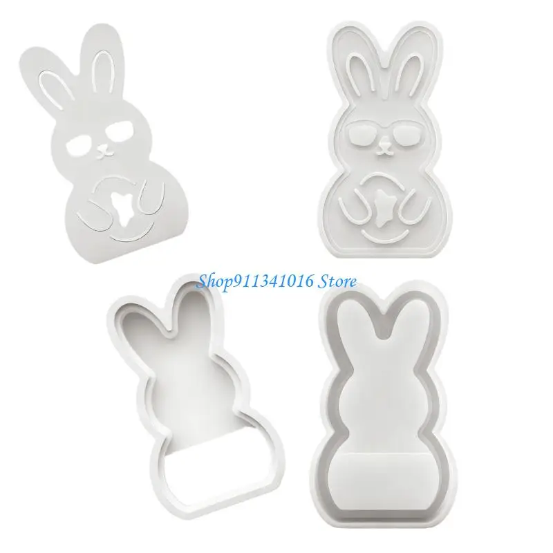 Heat Resistant Rabbit Lamp Making Silicones Mold For Customizable LED Nightlight Creative Decors Crafting Supplies