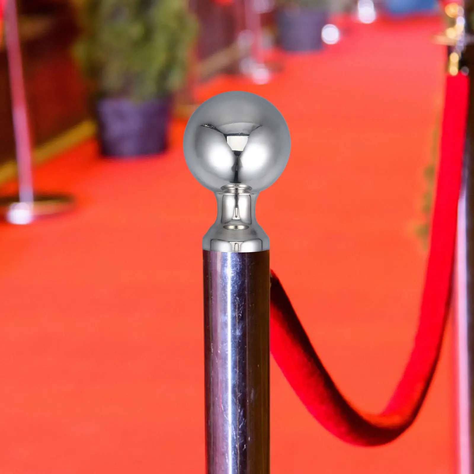 Stainless Steel Handrail Post Castlike Tear Resistant Design Stair Railing Ball Guardrail Post Cover Outdoor Flag Pole Tops