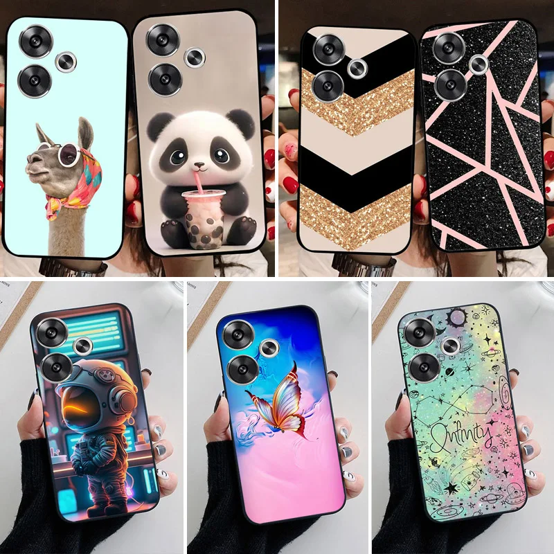 For Xiaomi Redmi 13 Case Soft Silicone Back Cases for Xiaomi Redmi 13 4G Phone Cover Redmi13 2024 4G Full Protection etui Funda