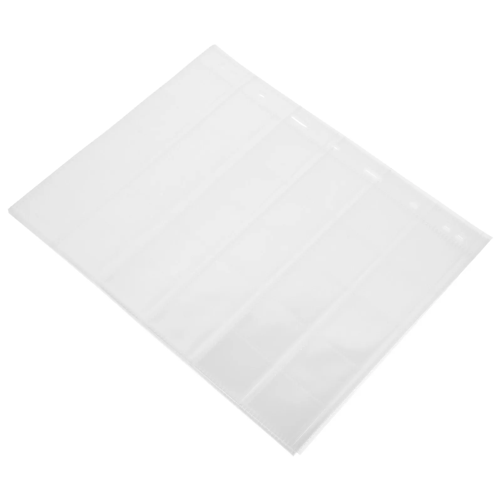 

10 Sheets Coin Loose-Leaf for Collectors Heavy Duty Stamp Album Insert Pages Resistant to Breakage for Stamp Collecting Book and