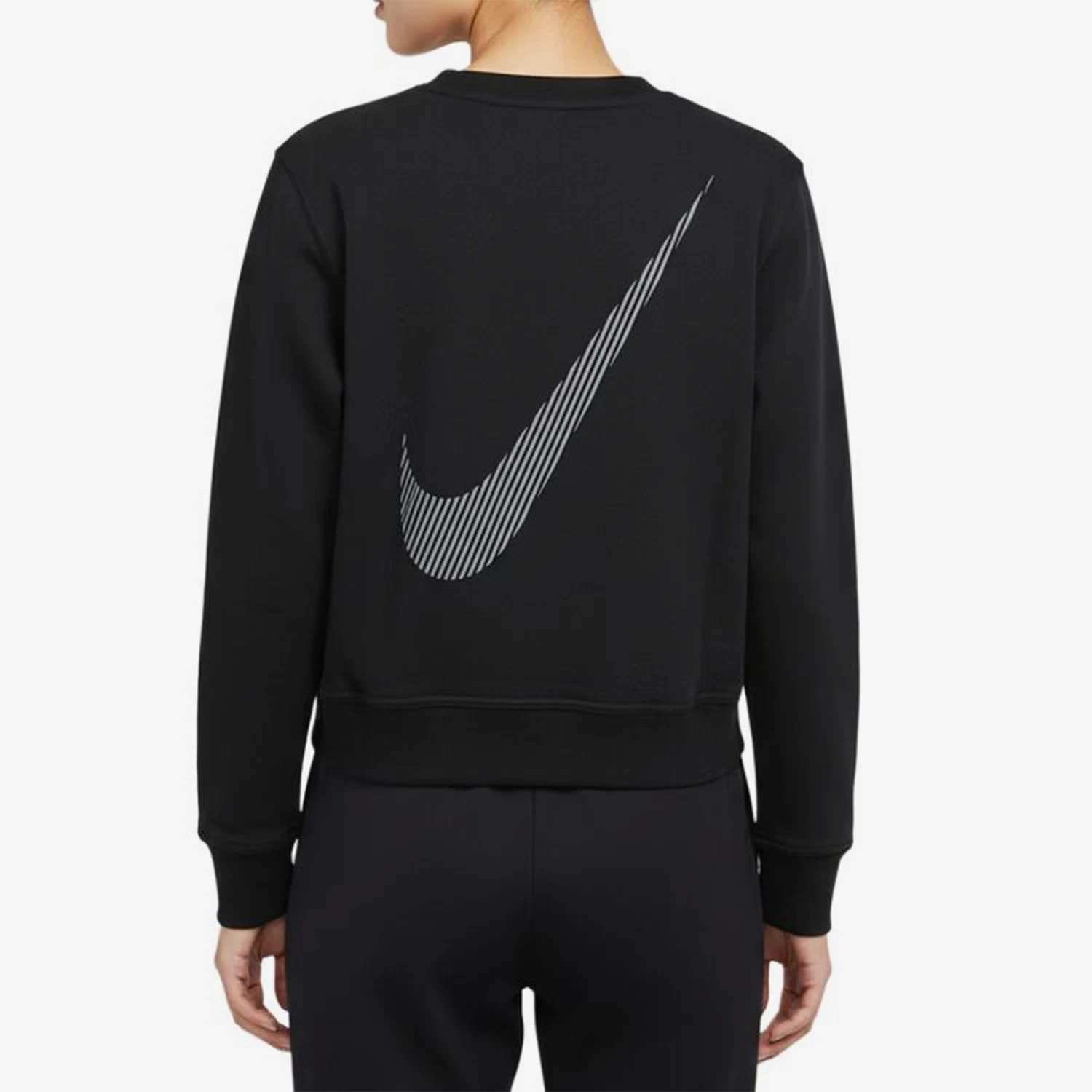 Nike genuine empty ONEDFCREWHBR new women's black minimalist hoodie IB1451-010