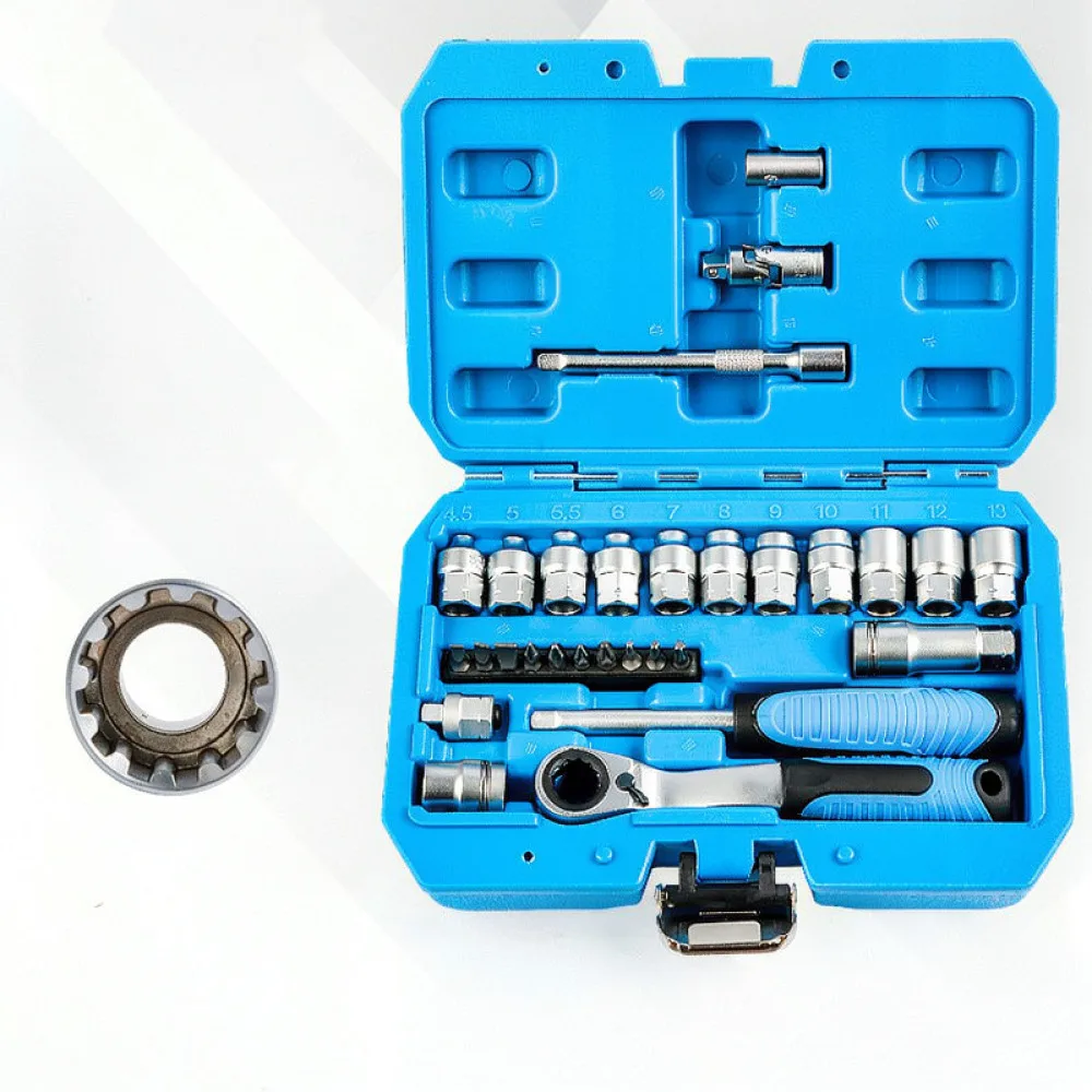 For For Musentang Ratchet Socket Wrench Set Alloy Hollow Spanner Tool Kit Automotive Repair Mechanical Hardware Equipment