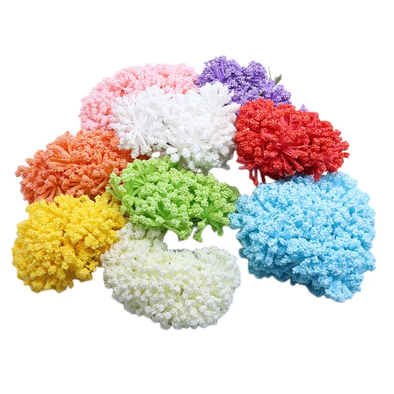 144pcs Artificial Leek flower Babysbreath pistil for Wedding Party Decoration DIY Wreath stamen bouquet for gift box packing