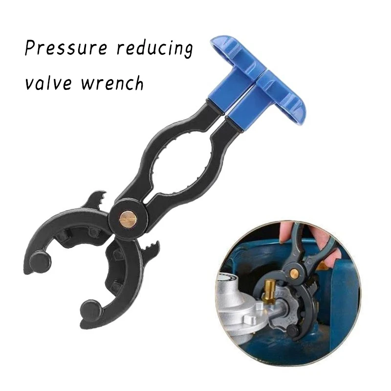 Pressure Reducing Valve Wrench 5 In 1 Gas Tank Valve Wrench Beer Bottle Opener Household Disassembly Tools Gas Cylinder Wrench