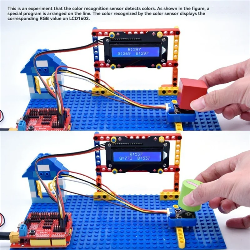 

Exquisite-Color Sensor Recognition Module RGB Module IIC 2.54 Interface For Arduion Motherboard Compatible With LEGO B