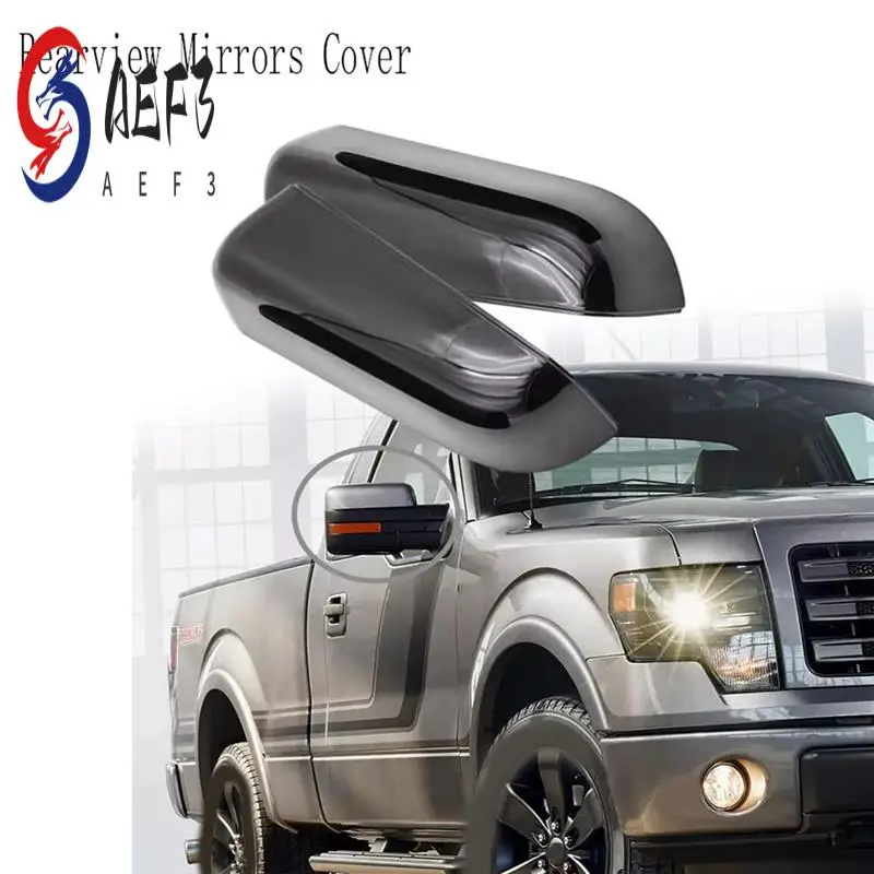 

AEF3-Car Side Mirror Cover Door Wing Cap Rearview Mirrors Cover For Ford F-150 2009-2014