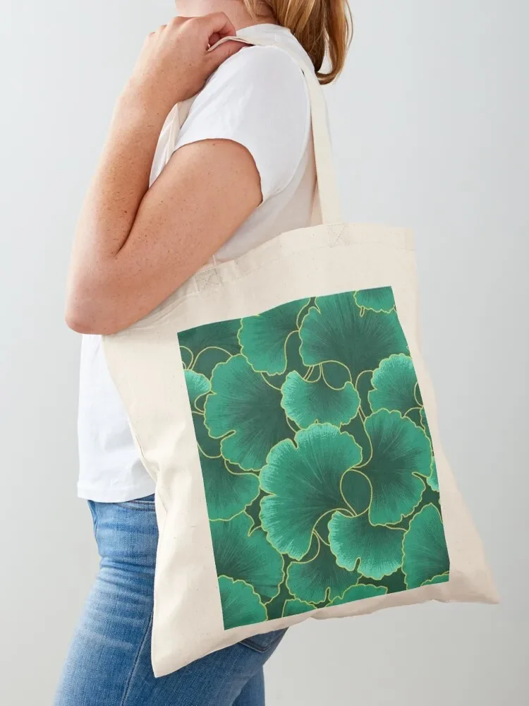 

Watercolor Ginko leaves Tote Bag Shopping bags Cloth bags custom bags Women's shopper bag