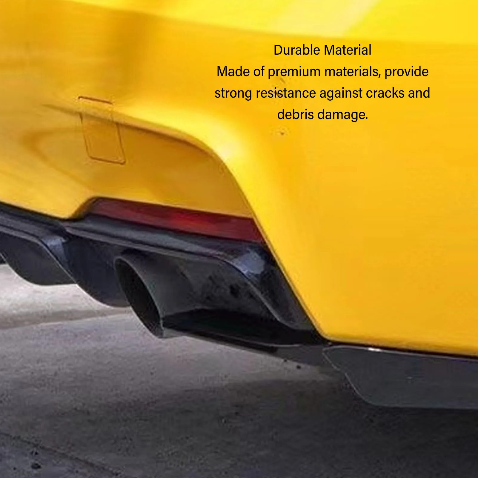 リアバンパーリップスポイラースプリッター光沢のある黒のサイドスポイラーガードプロテクター 3 シリーズ F30 F31 2012 から 2019 用