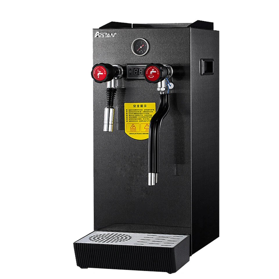 

RC800 Commercial Milk Frother 8L Steam Milk Frothing Machine Water Boiler Multi-Purpose Electric Milk Foam Maker LED Display