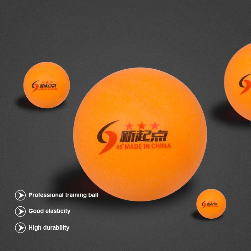 ABS Training Ping Pong Balls PP Colorful Plastictwo Materials Different Elasticity