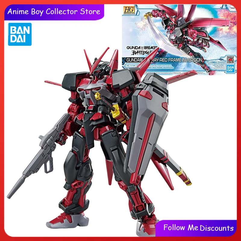 

Bandai Gundam HG GBB 1/144 GUNDAM астрая красная рамка Инверсионная фигурка Gunpla мобильный костюм Сборная модель игрушки для детей
