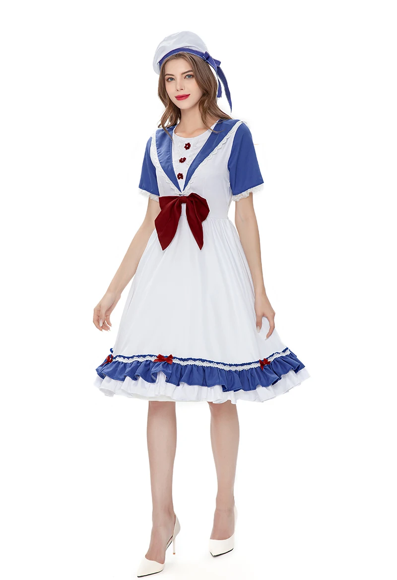 loween Alice Lolita Cosplay Costume Sailor Suit Anime Girl Navy orm Traditional Chinese Ethnic Women's Clothing