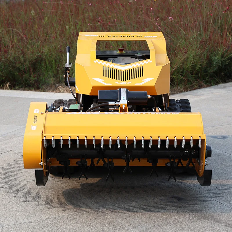 Customized Hot Sale Remote Control Lawn Mower Grass Shredder All Terrain Zero Turn Labor Saving For Farm Lawn