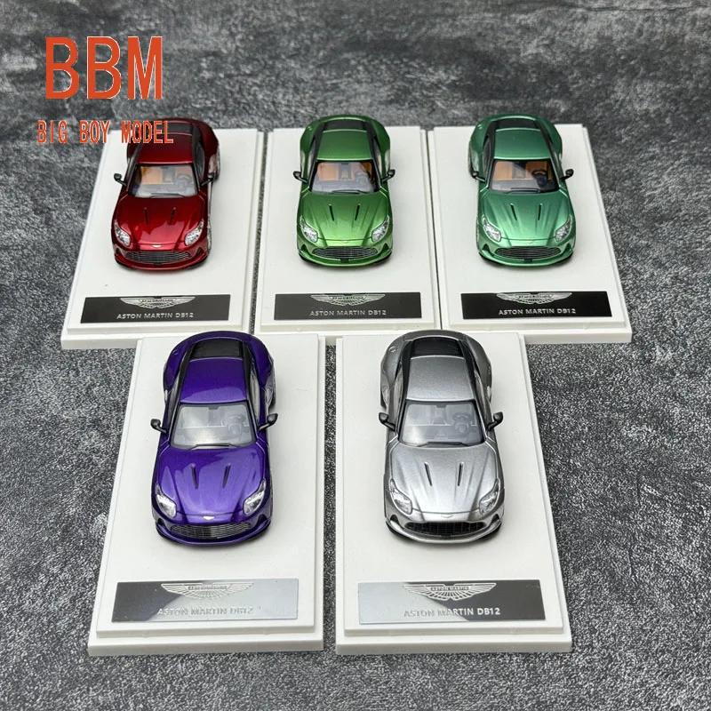 Diecast 1/64 scale Aston Martin DB12 sports car model simulation alloy car model Static Classic Collection Ornament Toys