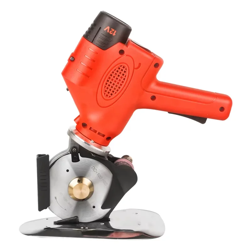 Electric Round Scissors Fabric Cloth Cutting Machine Rechargeable Electric Scissors Sewing 12V Electric Round Knife