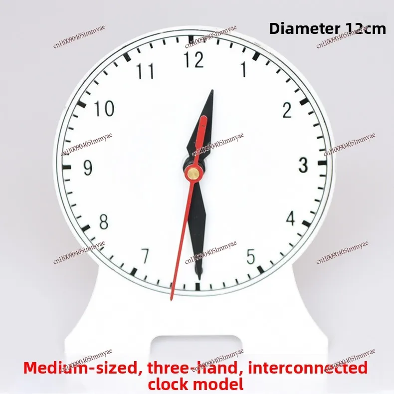 

Medium clock model clock face teaching demonstration instrument three-hand linkage 12-hour system