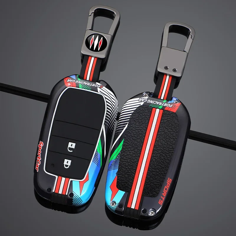 Autoschlüsseletui, Anhänger-Abdeckung, Halterung, Schale für Toyota Yaris Cross Hilux Innova Fortuner Camry Land Cruiser 200 300 Prado Crown TL 200