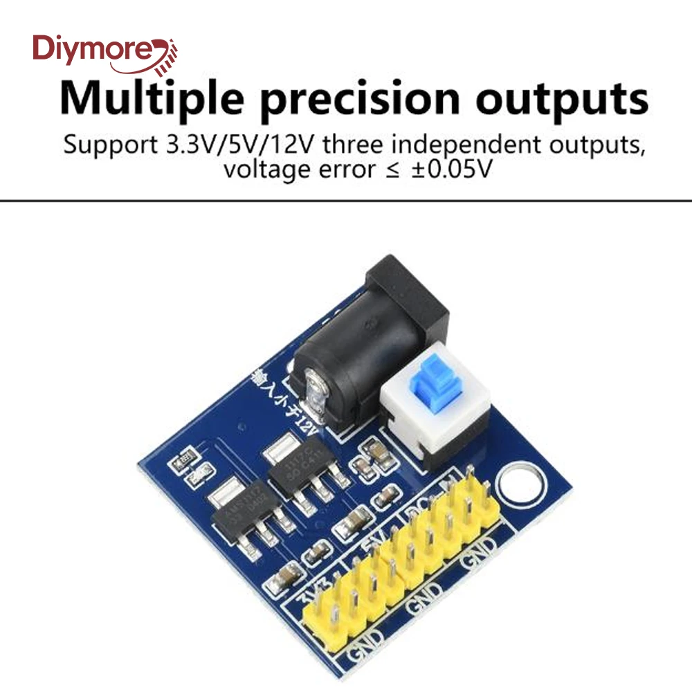 1/3PCS DC 12V Zu DC 3,3V 5V 12V Spannung Umwandlung Modul Mit Multi ausgang Step Down Netzteil Modul
