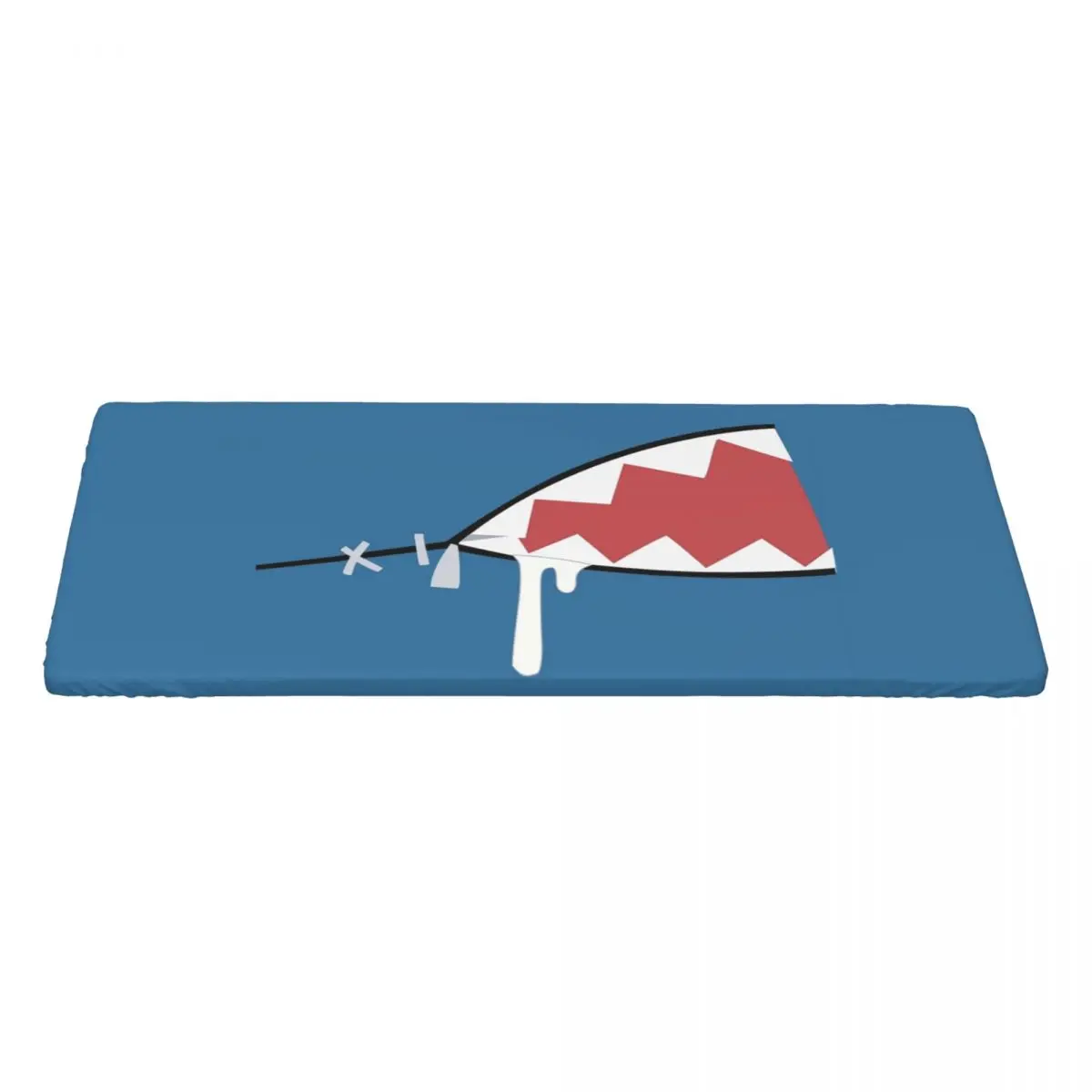 Gawr Gura Shark Mouth Customized Rectangular Tablecloth Waterproof Table Cover for Festival Party Decorations Table Cloth