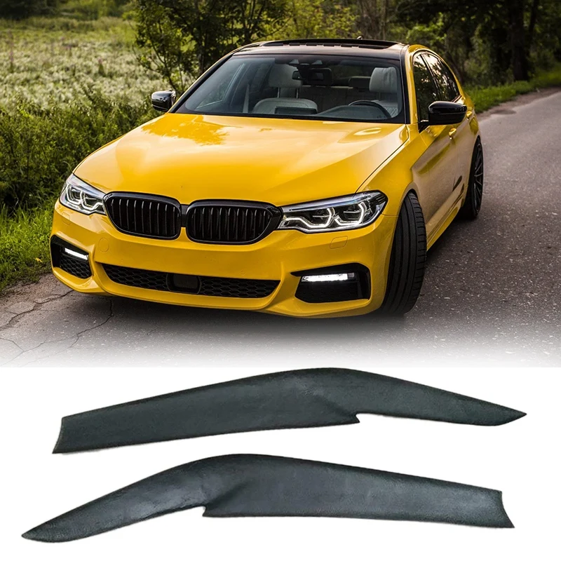 Car Front Headlight Covers Eyelids Eyebrows for BMW 525I 530I 540I G30 G31 F90 M5 Sedan