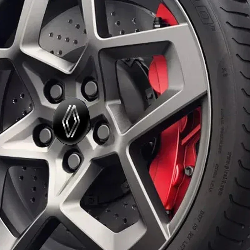 4 قطعة 56 مللي متر سيارة عجلة غطاء محور مركزي شارة شعار ملصق مائي عجلة لرينو ميجان 2 توينغو كليو تاليسمان كابتور اكسسوارات