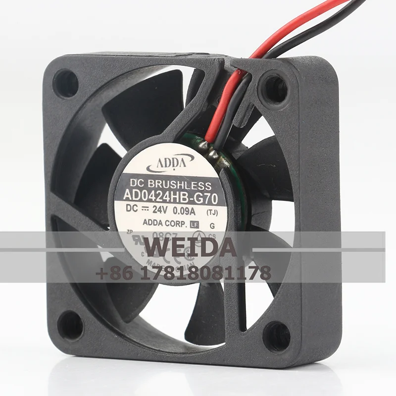 ADDA AD0424HB-G70/ AD0424HX-G70  DC24V 0.09A chassis power supply 4010 4 cm ultra-thin cooling fan 40 x 40 x 10MM