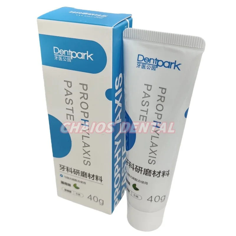 40g/Tube Dental Fine Regular Grit Prophylaxis Paste Dental Prophy  Polishing Pastes Teeth Whitening Materials Lemon/Mint Flavor